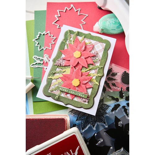 Sizzix - 49 and Market Collection - Thinlits Dies - Snap and Swap Merry Christmas
