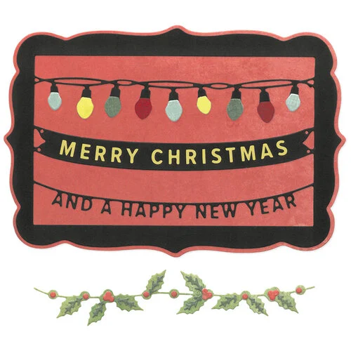 Sizzix - 49 and Market Collection - Thinlits Dies - Snap and Swap Merry Christmas