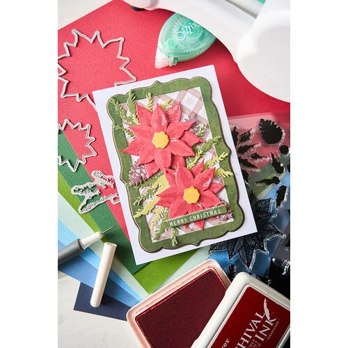 Sizzix - 49 and Market Collection - Thinlits Dies - Snap and Swap Merry Christmas