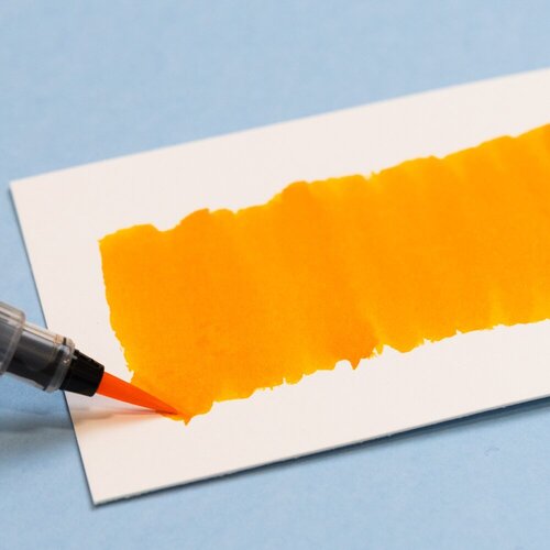 Scrapbook.com - Lustre Brush Marker - Tangerine 3 Scrapbook.com - Lustre Brush Marker - Tangerine