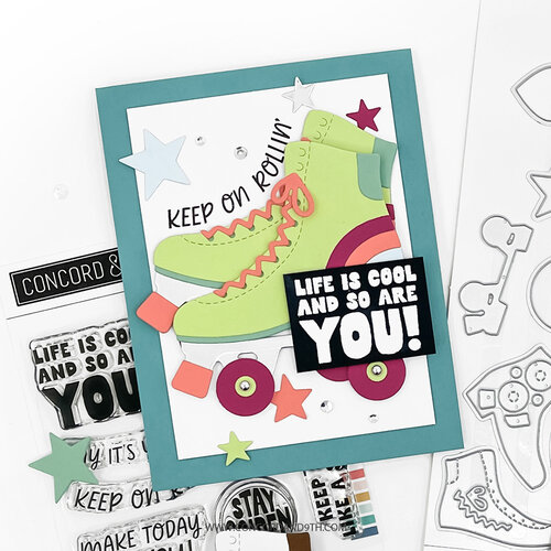 Concord and 9th - Clear Photopolymer Stamps - Roll With It