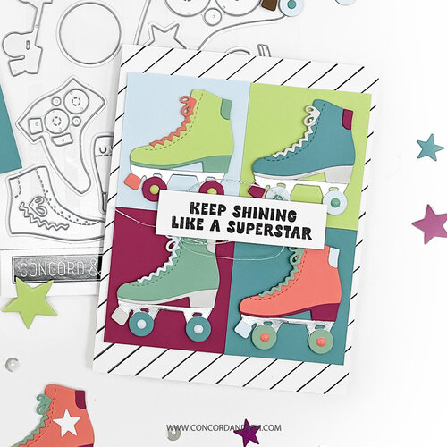 Concord and 9th - Clear Photopolymer Stamps - Roll With It