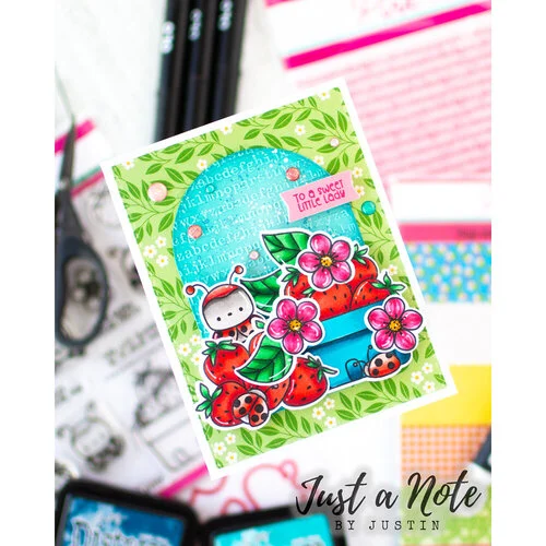 Pink and Main - Embossing Folder - Typewriter 2 Pink and Main - Embossing Folder - Typewriter