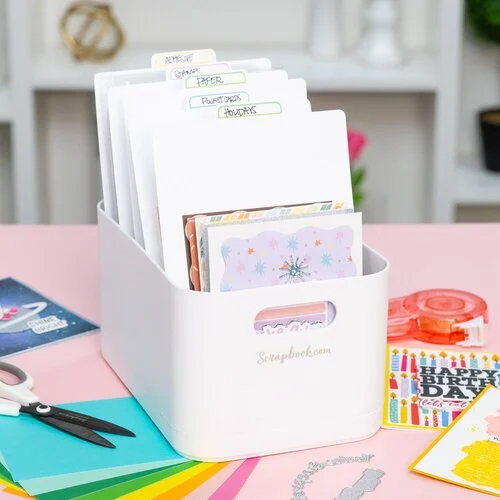 Scrapbook.com - Tabbed Dividers with Labels - White - 7 Piece Set 3 Scrapbook.com - Tabbed Dividers with Labels - White - 7 Piece Set