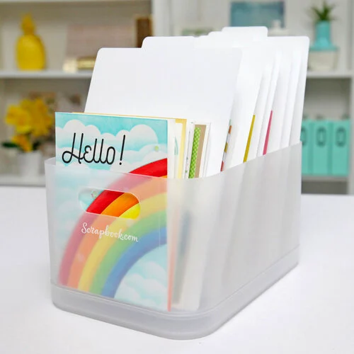 Scrapbook.com - Tabbed Dividers with Labels - White - 7 Piece Set 7 Scrapbook.com - Tabbed Dividers with Labels - White - 7 Piece Set
