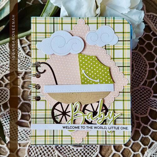 Papertrey Ink - Metal Dies - Build-A-Baby Buggy