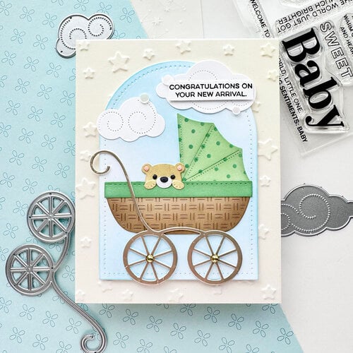 Papertrey Ink - Stencils - Build-A-Baby Buggy