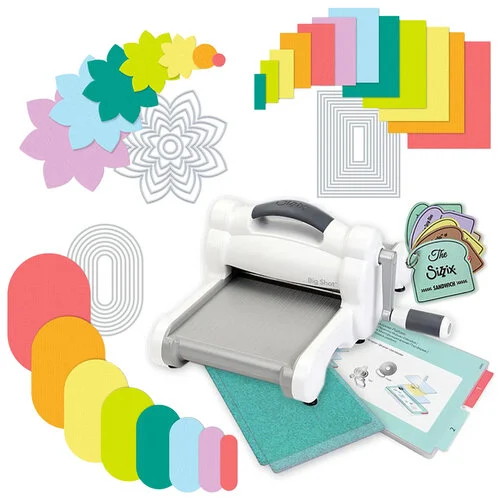 Sizzix - Big Shot Machine Die Cutting Bundle - Assorted Nested Dies
