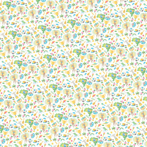 Scrapbook Customs - 6 x 6 Paper Pack - Brazil 6 Scrapbook Customs - 6 x 6 Paper Pack - Brazil