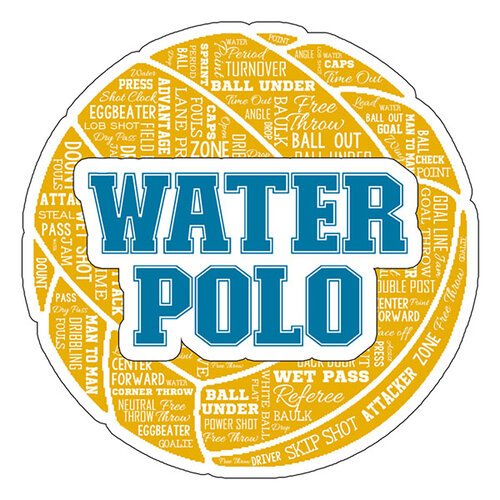 Scrapbook Customs - Laser Cuts - Water Polo Collage 1 Scrapbook Customs - Laser Cuts - Water Polo Collage