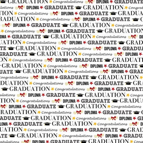 Scrapbook Customs - 12 x 12 Paper Pack - Congratulations Graduate