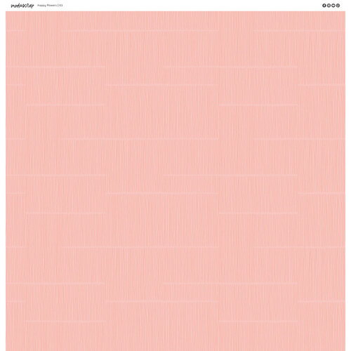 ModaScrap - 12 x 12 Paper Pack - Happy Flowers 3 ModaScrap - 12 x 12 Paper Pack - Happy Flowers