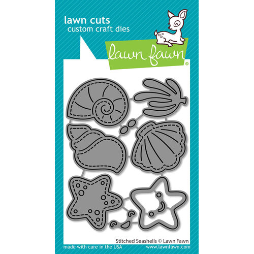 Lawn Fawn - Lawn Cuts - Dies - Stitched Seashells