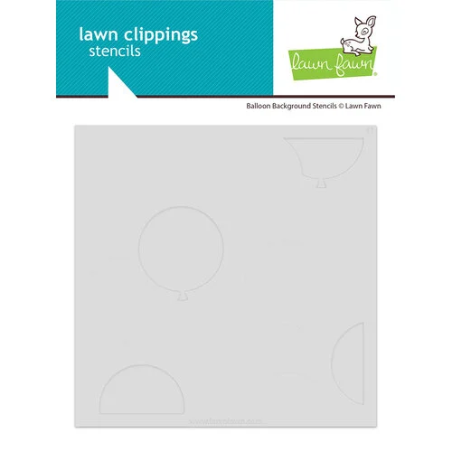 Lawn Fawn - Background Stencils - Balloon 1 Lawn Fawn - Background Stencils - Balloon