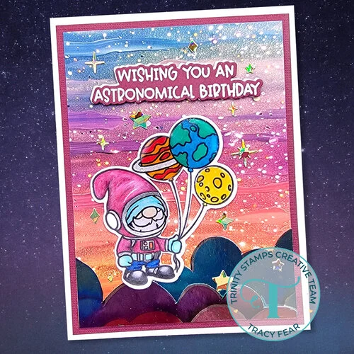 Trinity Stamps - Clear Photopolymer Stamps - Astronomical Gnomes 2 Trinity Stamps - Clear Photopolymer Stamps - Astronomical Gnomes