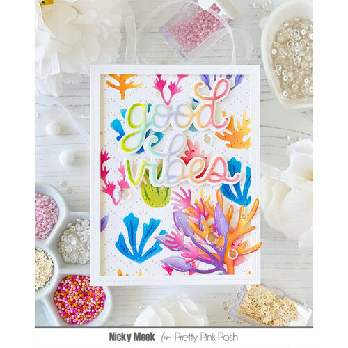 Pretty Pink Posh - Dies - Stitched Coral