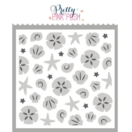 Pretty Pink Posh - Layering Stencils - Seashells