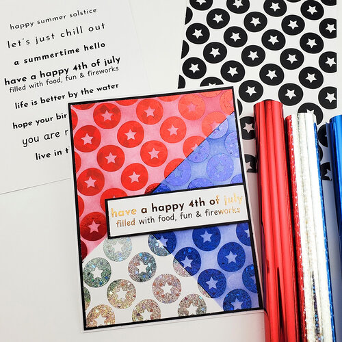 Therm O Web - iCraft - Deco Foil - Toner Card Sentiments - Summertime 9 Therm O Web - iCraft - Deco Foil - Toner Card Sentiments - Summertime