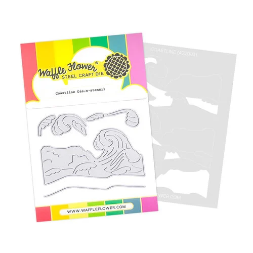 Waffle Flower Crafts - Die-N-Stencil - Coastline