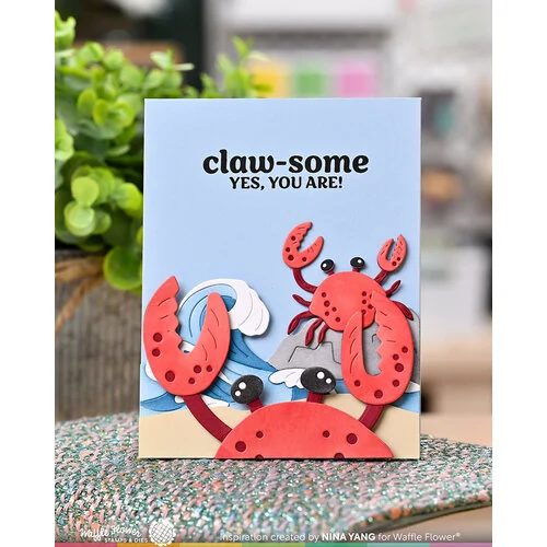 Waffle Flower Crafts - Die-N-Stencil - Coastline