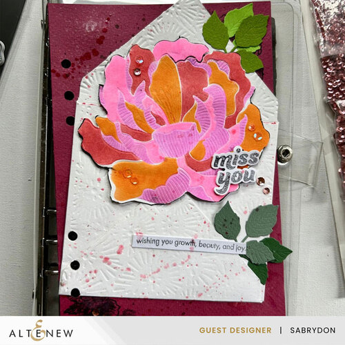 Altenew - Stellar Sequins - Peony Gold 6 Altenew - Stellar Sequins - Peony Gold