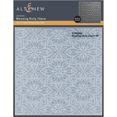 Altenew - 3D Embossing Folder - Blooming Doily Charm 1 Altenew - 3D Embossing Folder - Blooming Doily Charm