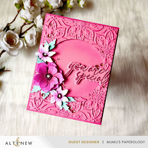 Altenew - 3D Embossing Folder - Blooming Doily Charm 6 Altenew - 3D Embossing Folder - Blooming Doily Charm