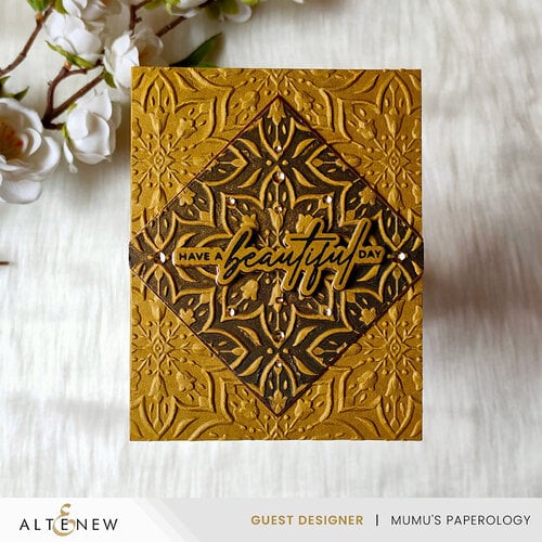 Altenew - 3D Embossing Folder - Blooming Doily Charm 7 Altenew - 3D Embossing Folder - Blooming Doily Charm