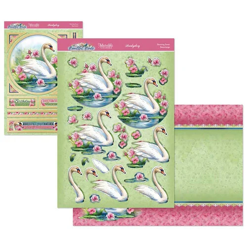 Hunkydory - Beautiful Birds Collection - Deco-Large Set - Stunning Swan