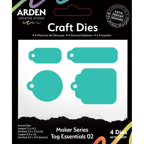 Arden Creative Studio - Maker Series Collection - Dies - Tag Essentials 02