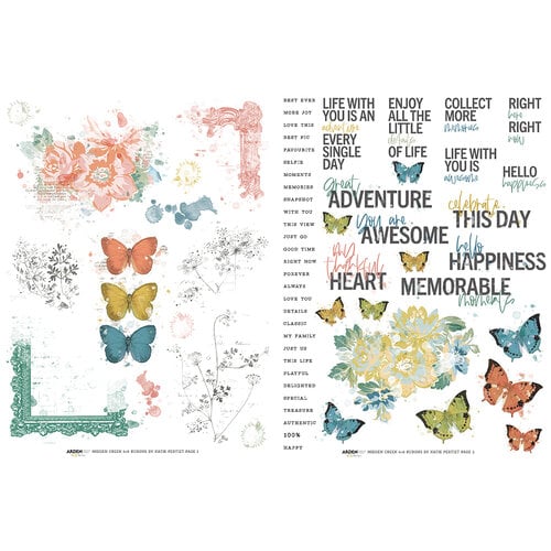 Arden Creative Studio - Page Starters Collection - Rub-On Transfer Set