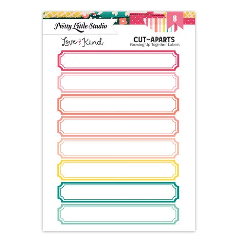 Pretty Little Studio - Love Is Kind Collection - Cut-Aparts - Growing Up Labels 1 Pretty Little Studio - Love Is Kind Collection - Cut-Aparts - Growing Up Labels