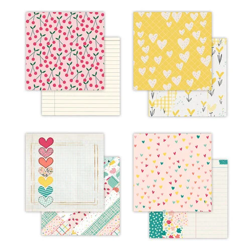 Pretty Little Studio - Love Is Kind Collection - Paper Pack - 12 x 12 Double-Sided