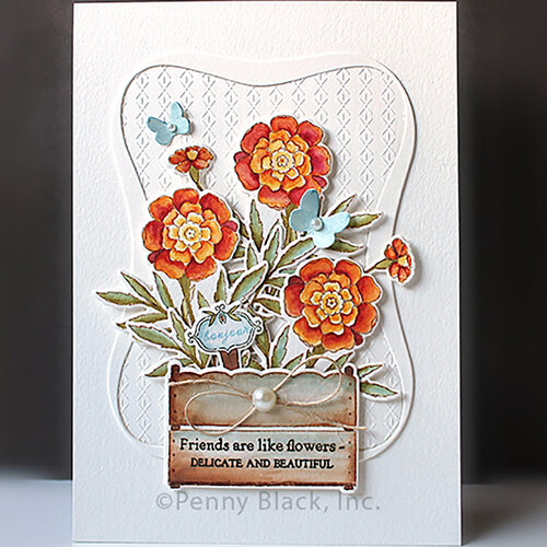 Penny Black - Creative Dies - Marigolds 2 Penny Black - Creative Dies - Marigolds