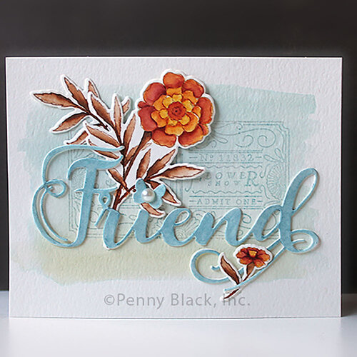 Penny Black - Creative Dies - Marigolds 5 Penny Black - Creative Dies - Marigolds