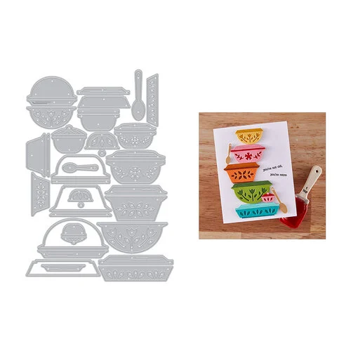 Hero Arts - Retro Kitchen Collection - Dies - Classic Casserole