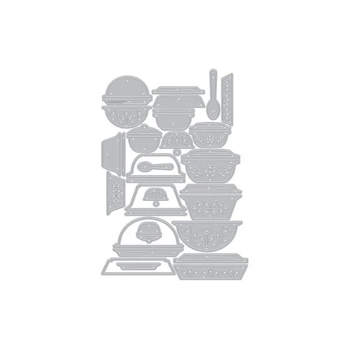 Hero Arts - Retro Kitchen Collection - Dies - Classic Casserole