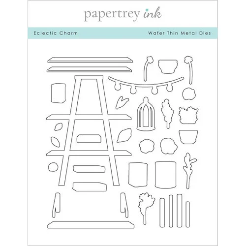 Papertrey Ink - Metal Dies - Eclectic Charm 1 Papertrey Ink - Metal Dies - Eclectic Charm