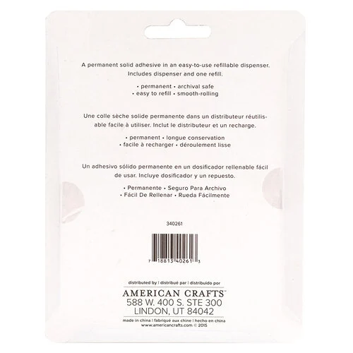 American Crafts - Sticky Thumb Collection - Adhesives - Runners - Tape Runner and Refill