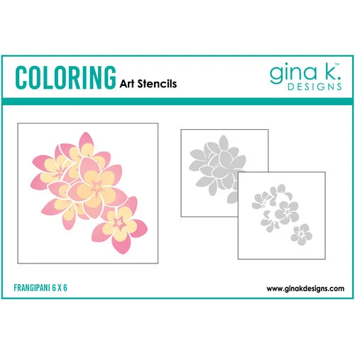 Gina K Designs - Layering Stencils - Frangipani