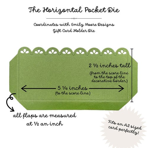 Emily Moore Designs - Dies - Horizontal Pocket