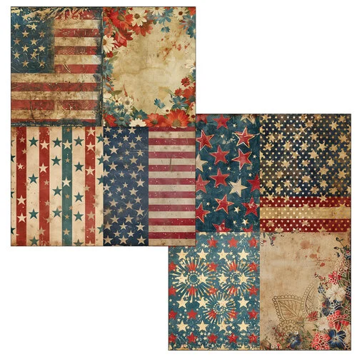 Brutus Monroe - DuoFoil Sheets - Red, White, And Blue 1 Brutus Monroe - DuoFoil Sheets - Red, White, And Blue