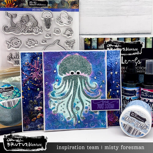 Brutus Monroe - Mermaid's Tale Collection - Stencils - So Jelly 2 Brutus Monroe - Mermaid's Tale Collection - Stencils - So Jelly