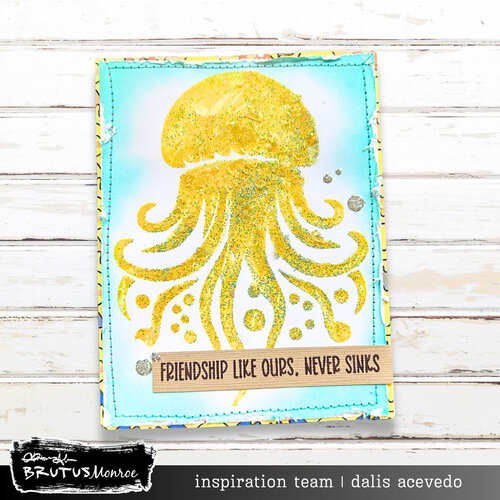 Brutus Monroe - Mermaid's Tale Collection - Stencils - So Jelly 3 Brutus Monroe - Mermaid's Tale Collection - Stencils - So Jelly