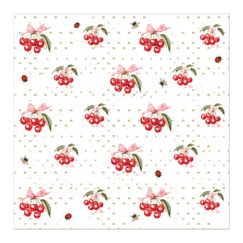 Prima - Cherry Sweet Collection - 12 x 12 Specialty Paper - Acetate