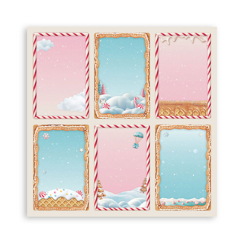 Stamperia - Candy Christmas Collection - 8 x 8 Paper Pad - Single Face 18 Stamperia - Candy Christmas Collection - 8 x 8 Paper Pad - Single Face