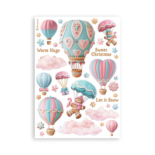 Stamperia - Candy Christmas Collection - Washi Pad - 8 Sheets 6 Stamperia - Candy Christmas Collection - Washi Pad - 8 Sheets