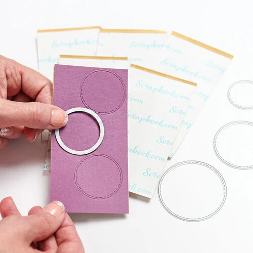 Scrapbook.com - Clear Double Sided Adhesive Sheets - 2.5 x 4.75 - 5 Sheets