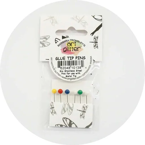 Art Glitter - Stainless Steel Pins - 6 pack