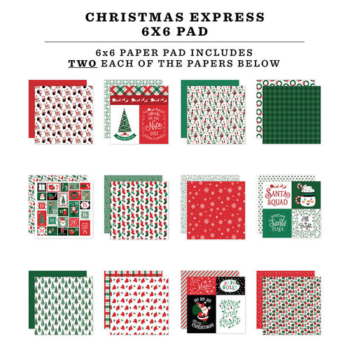 Echo Park - Christmas Express Collection - 6 x 6 Paper Pad
